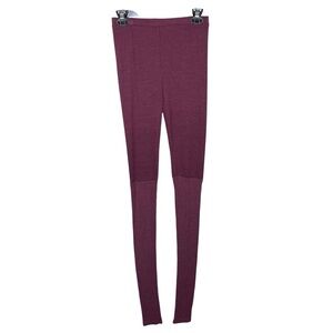 Free People Intimately Knit Stretch Legging Maroon